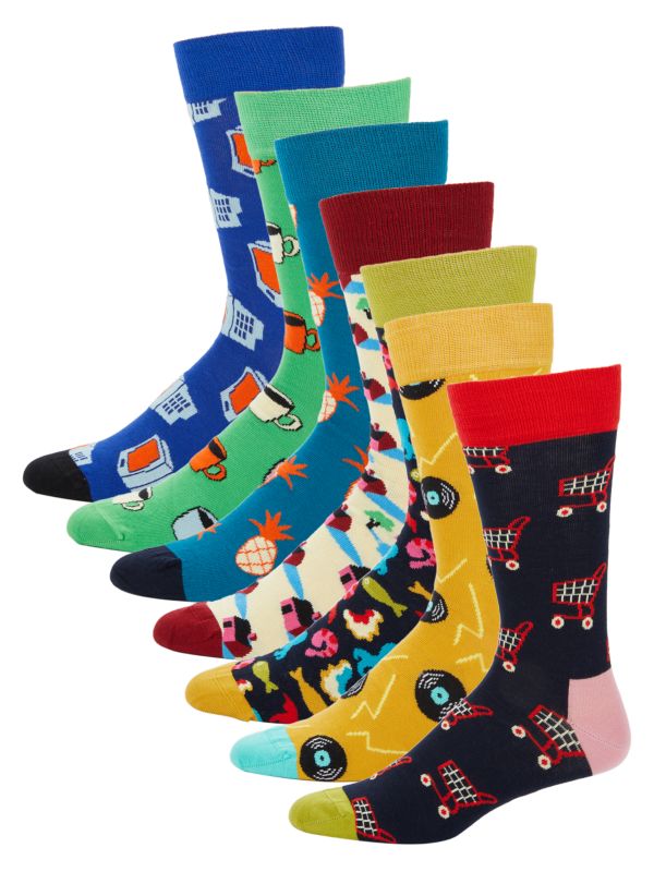Подарочный набор из 7 носков Seven Days Of The Week Assorted Happy Socks