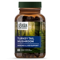 Turkey Tail Mushroom -- 120 Vegan Capsules (Веганские капсулы) Gaia Herbs