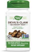 Devil’s Claw - Secondary Root -- 960 mg Per Person - 100 Vegan Capsules (Веганские капсулы) Nature's Way