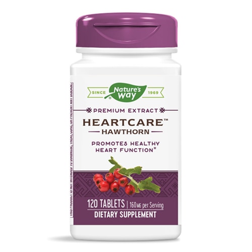 Premium Extract HeartCare - Боярышник - 160 мг на порцию - 120 таблеток Nature's Way