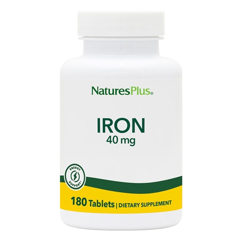 Железо — 40 мг — 180 таблеток NaturesPlus
