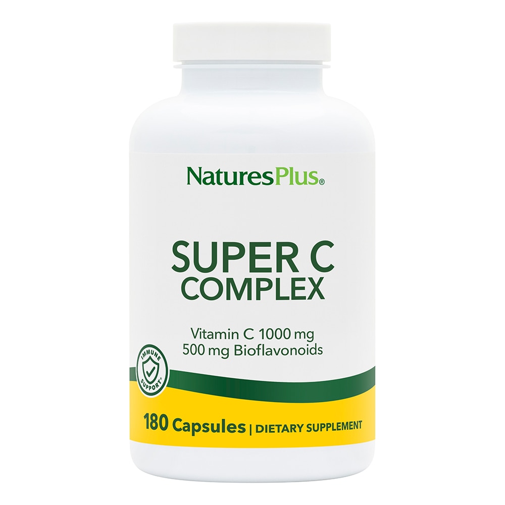 Super C Complex - 1000мг - 180 капсул - NaturesPlus NaturesPlus