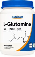 L-Glutamine Powder (Порошок) Unflavored (Без вкуса) -- 200 Servings (Порции) Nutricost