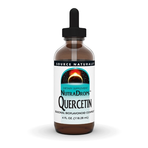 Quercetin NutraDrops -- 4 fl oz (Жидкие унции) Source Naturals