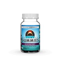 Wellness Gummies (Жевательные конфеты) Elderberry -- 60 Gummies Source Naturals