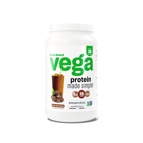 Protein Made Simple - веганский протеиновый порошок с темным шоколадом - 38 порций Vega