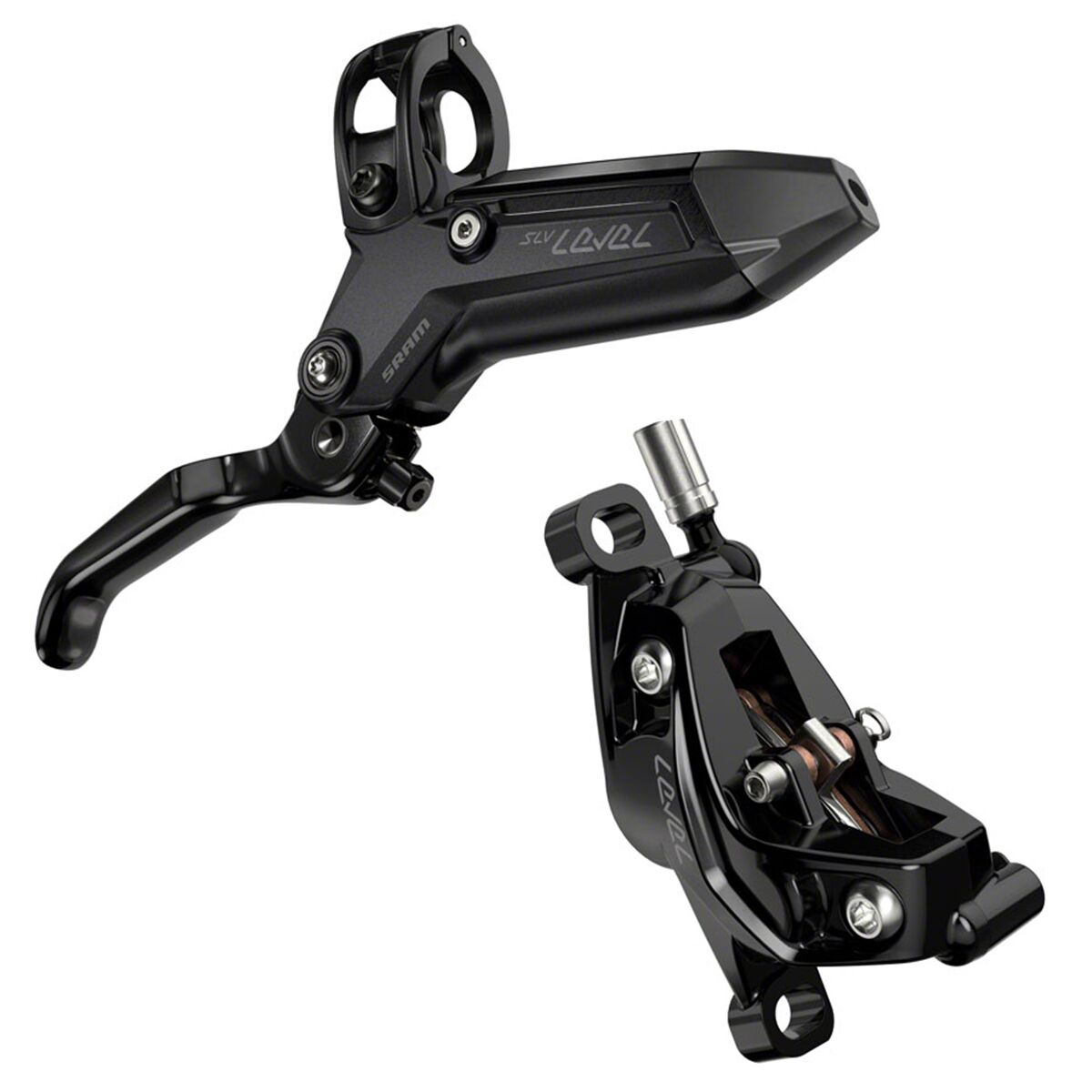 Велосипедный тормоз SRAM Level Silver Stealth Disc Brake - 4-поршневой SRAM