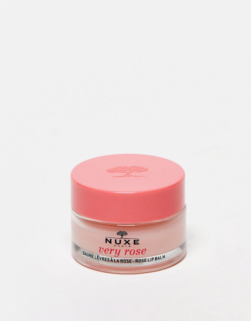 Nuxe Very Rose украшающий и увлажняющий бальзам для губ 15г Nuxe
