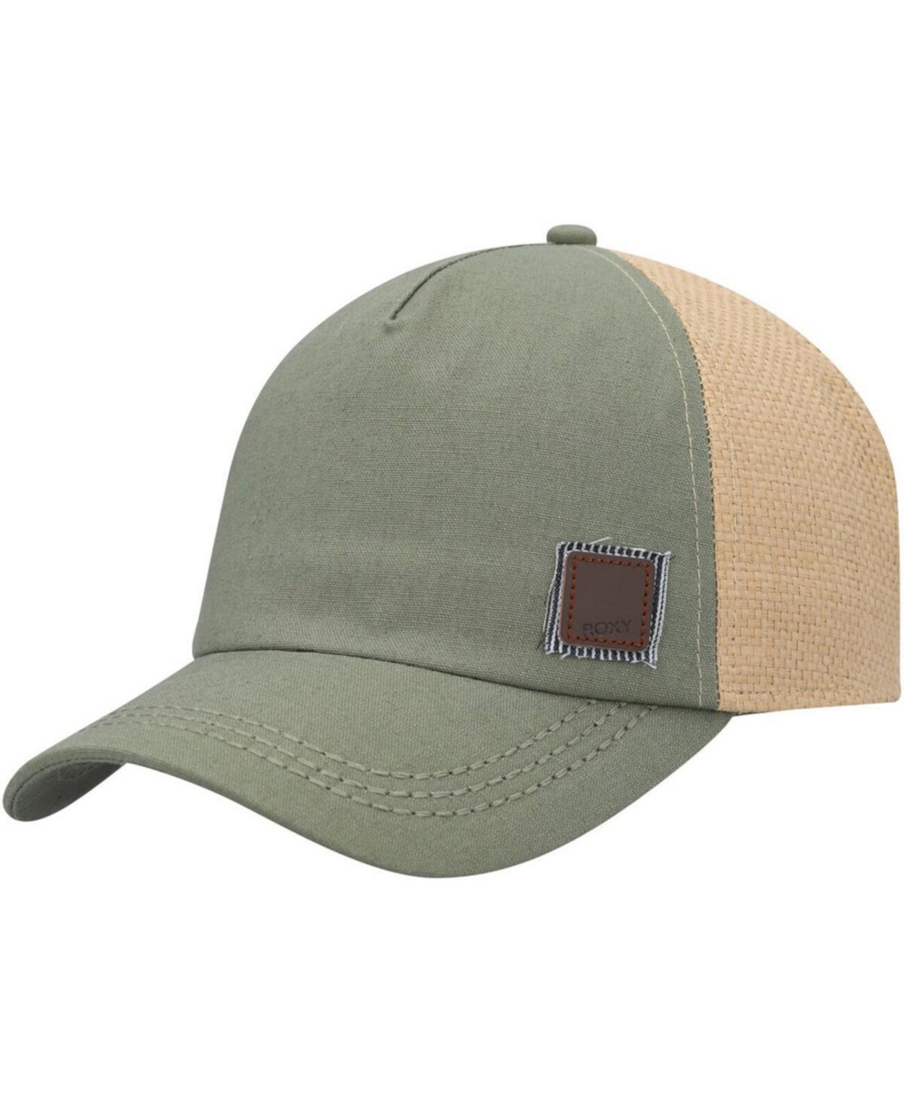 Женская зеленая регулируемая шляпа Incognito Trucker Roxy