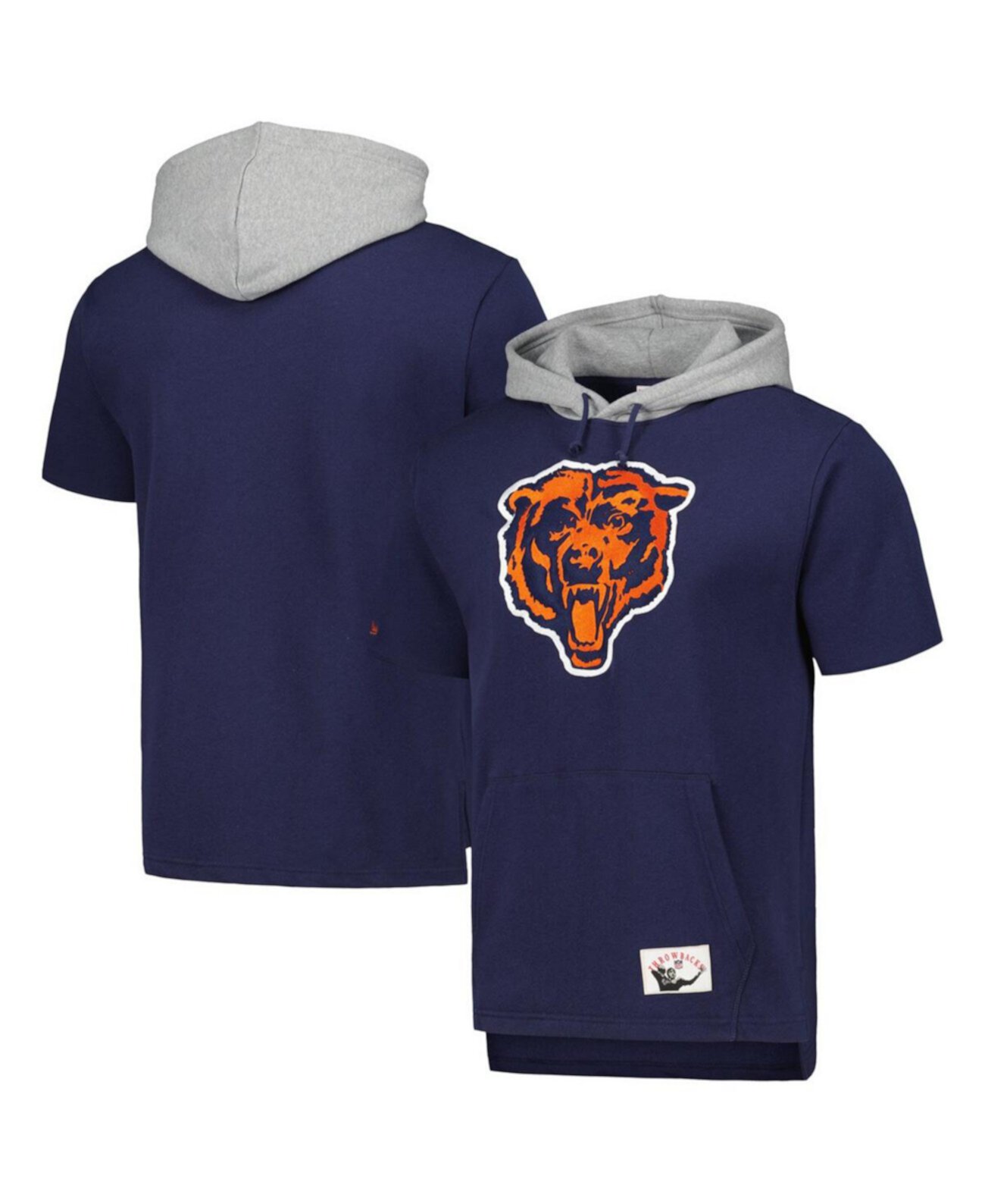 Мужской Пуловер Mitchell & Ness Chicago Bears Postgame Короткий Рукав Mitchell & Ness