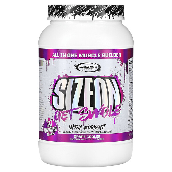 SizeOn, All In One Muscle Builder, охладитель винограда, 3,59 фунта (1,63 кг) Gaspari Nutrition