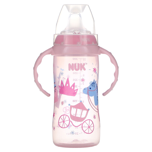 Large Learner Cup, 8+ Months, Pink, 1 Pack, 10 oz (300 ml) NUK