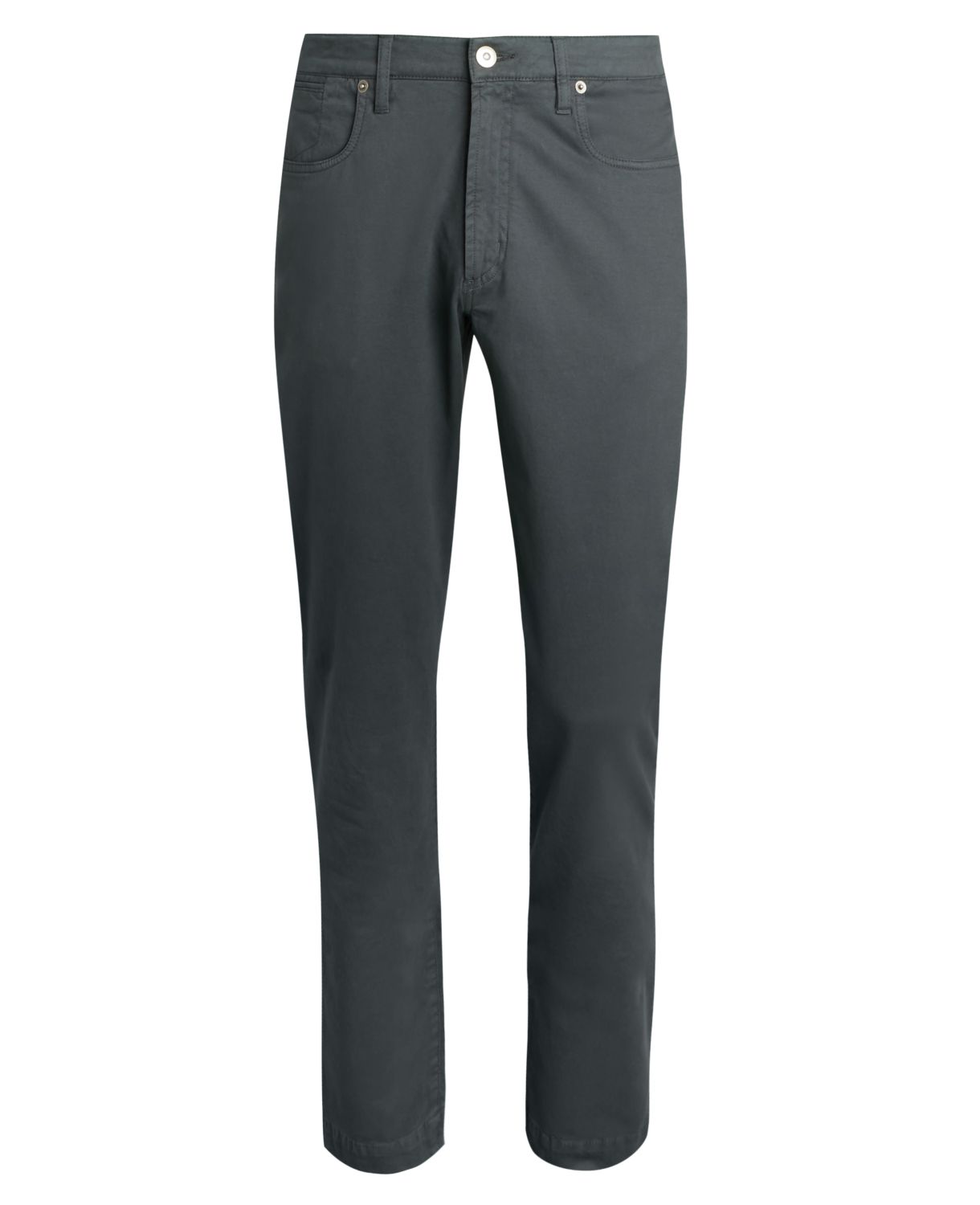 Хлопковые эластичные брюки с пятью карманами Saks Fifth Avenue