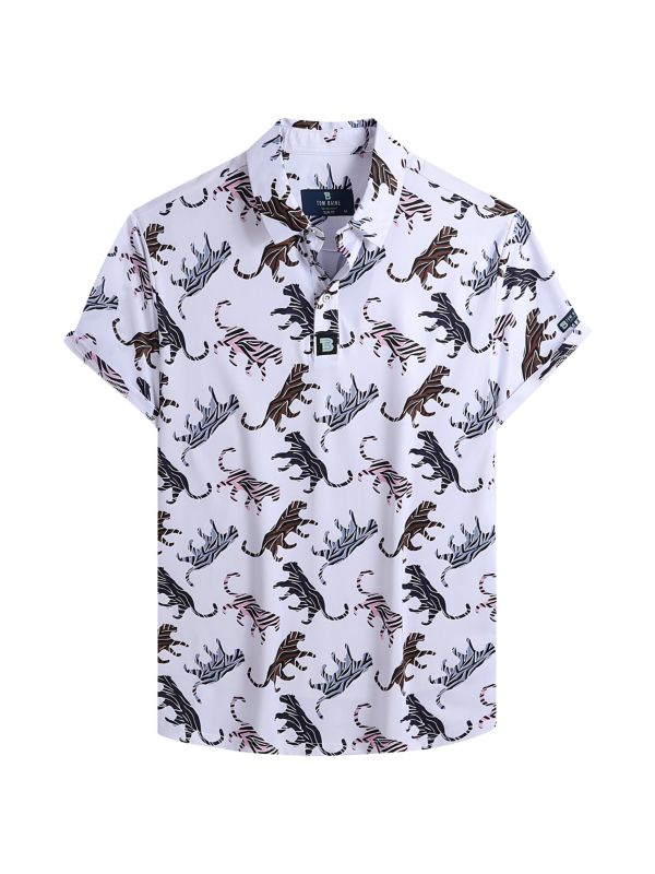 Узкая рубашка для гольфа Wild Cat Tom Baine