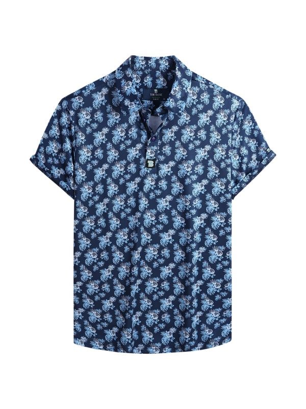 Рубашка для гольфа приталенного кроя с ананасами Tom Baine