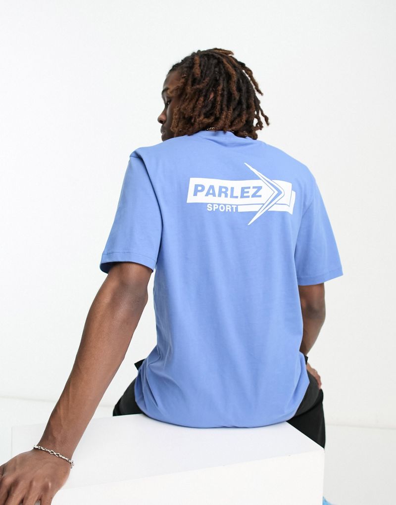 Синяя футболка-капри Parlez Parlez