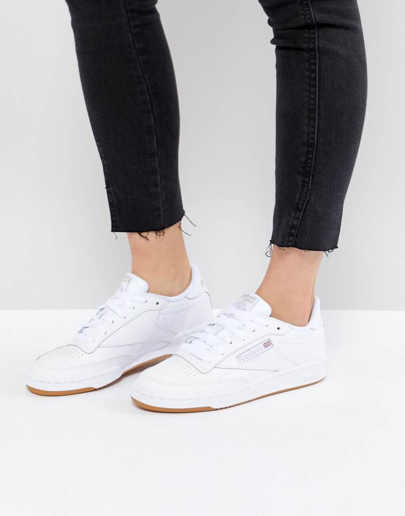 Женские Повседневные кроссовки Reebok Classics Club C 85 белые Reebok