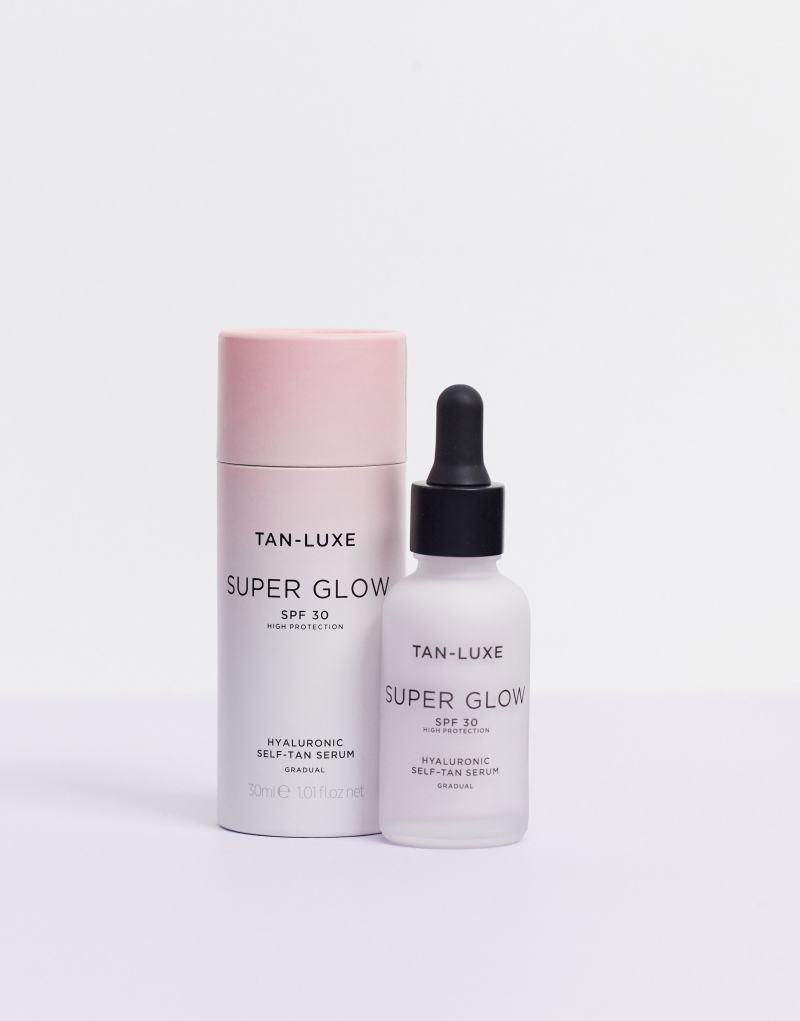 Tan-Luxe Super Glow SPF 30 Гиалуроновая сыворотка для автозагара, 1,01 жидкая унция TAN-LUXE