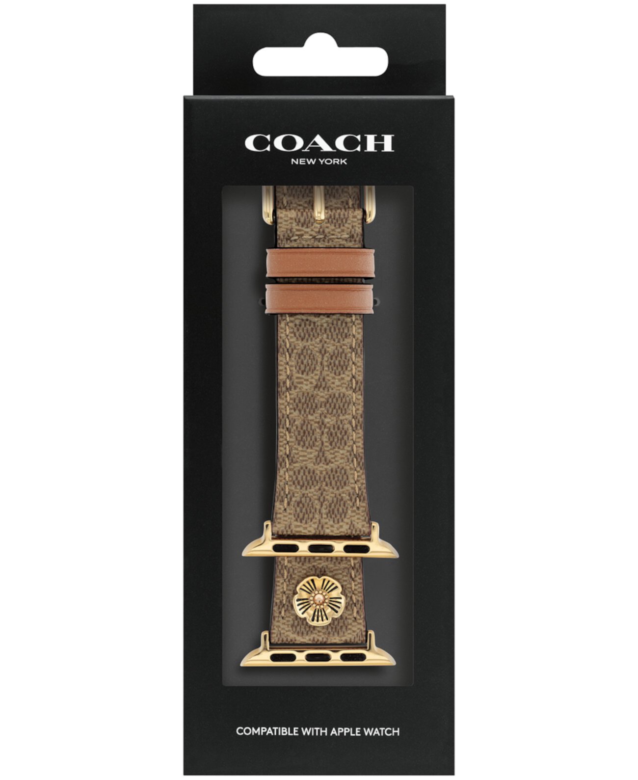 Ремешок для смарт часов COACH Тан Cканва, 38мм, 40мм, 41мм COACH