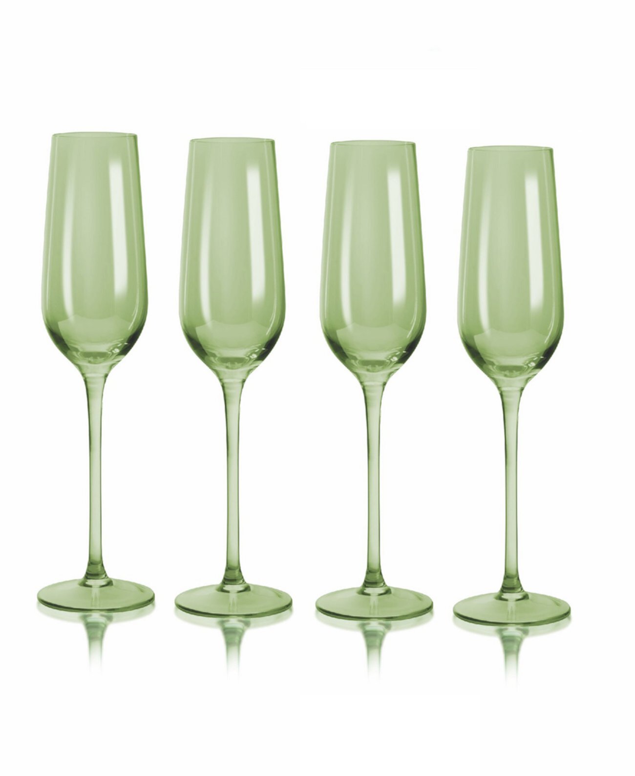 Бокалы для шампанского Carnival, 9 унций, набор из 4 шт. Qualia Glass