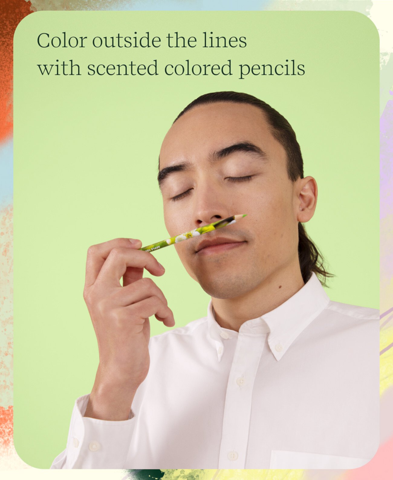 Ароматические цветные карандаши Rub & Sniff — 10 шт., наполненные смесями эфирных масел Lifelines