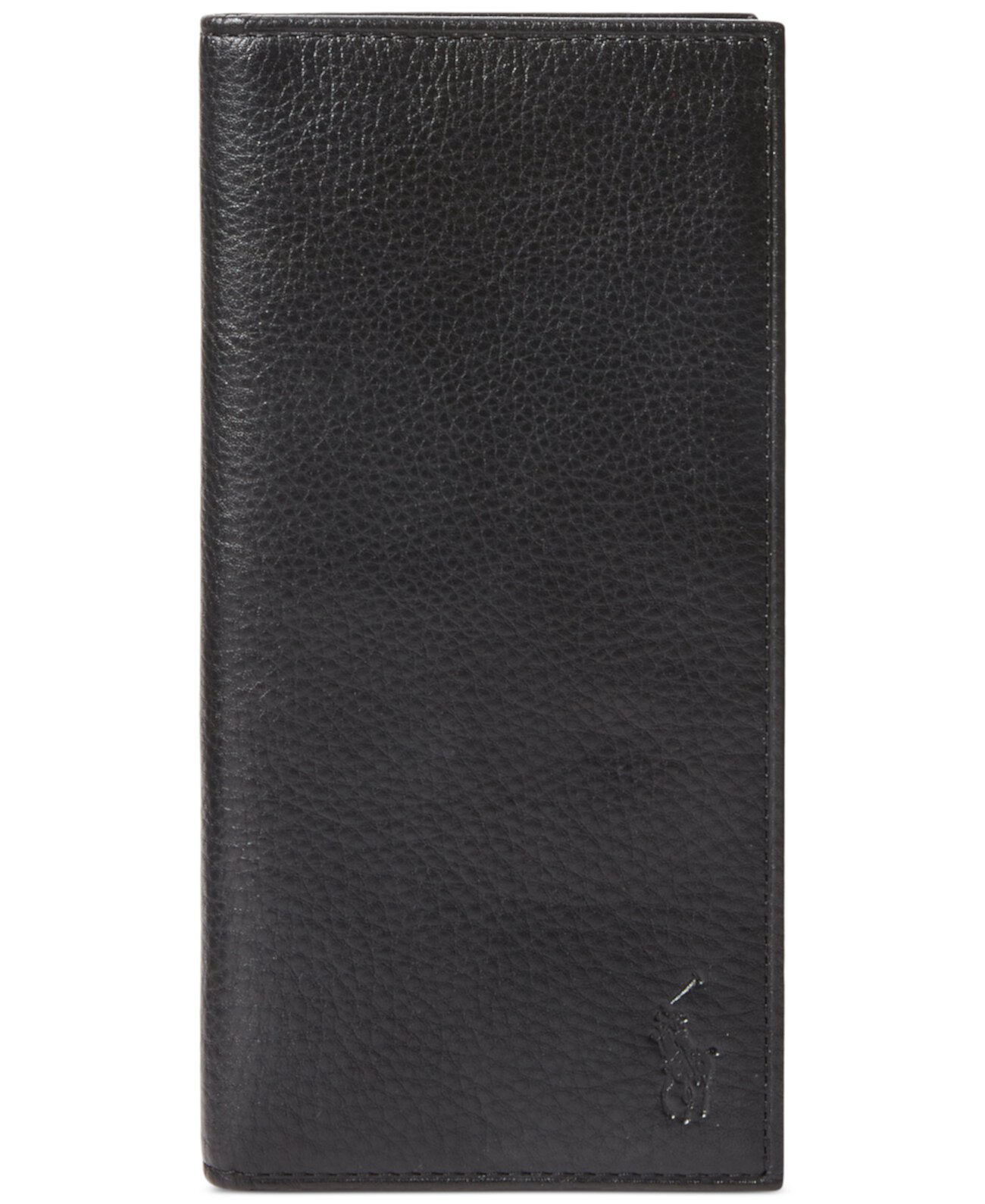 Мужской узкий кошелек из шагреневой кожи Polo Ralph Lauren