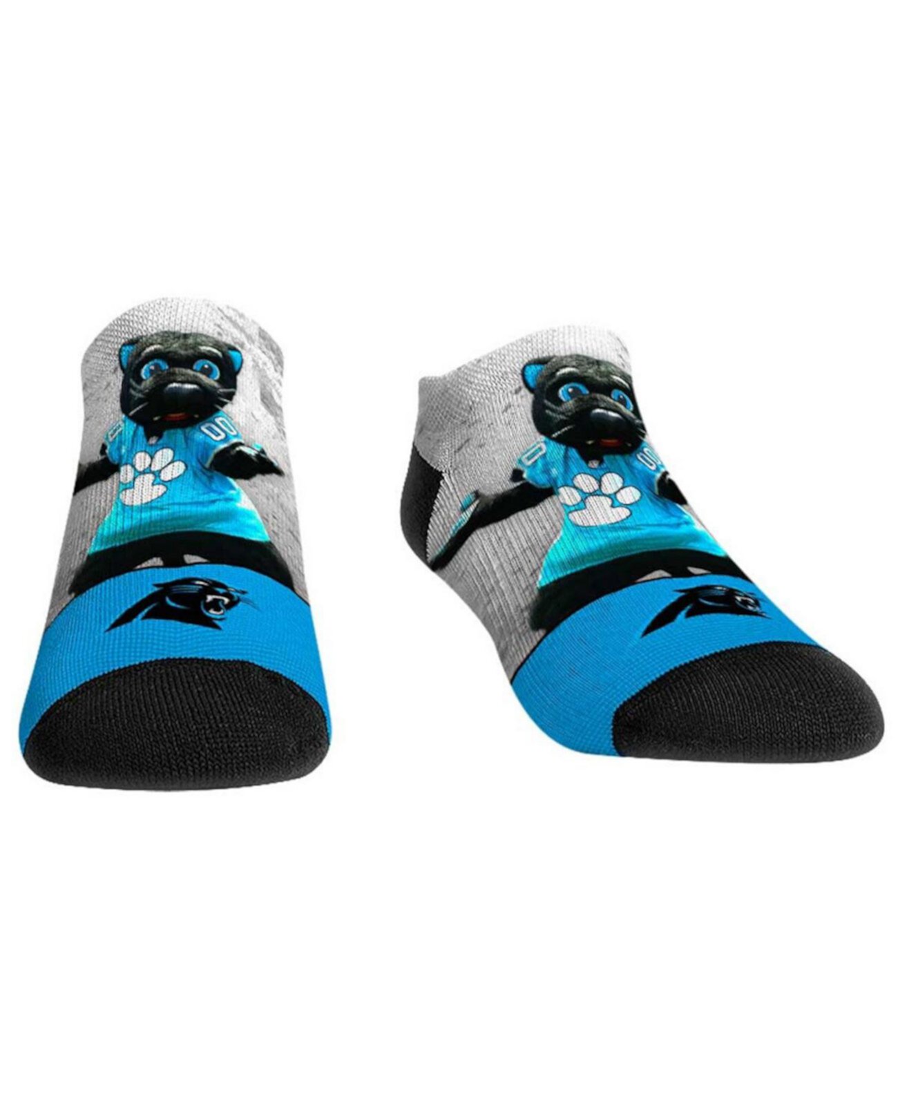 Мужские и женские носки Низкие носки Carolina Panthers Mascot Walkout Rock 'Em