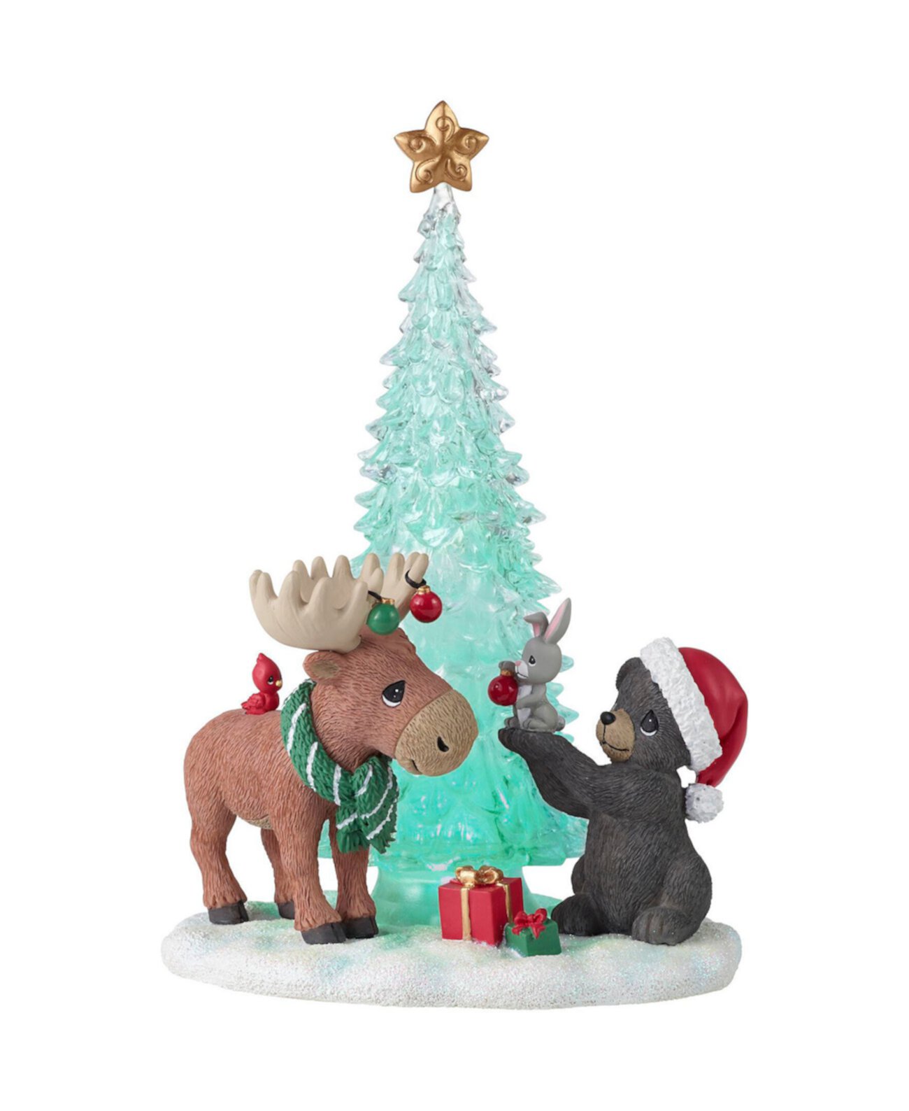Светодиодная акриловая статуэтка It Moose Be Christmastime Precious Moments