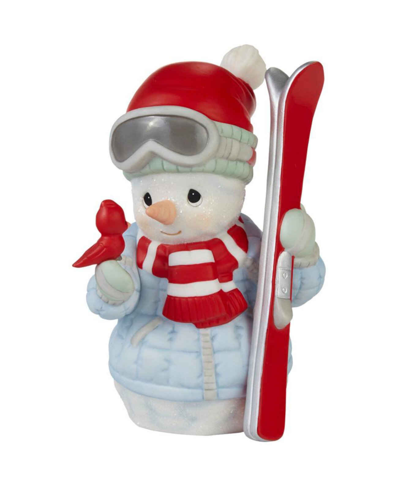 Tis The Ski-Son To Be Jolly Ежегодная статуэтка из бисквитного фарфора "Снеговик" Precious Moments