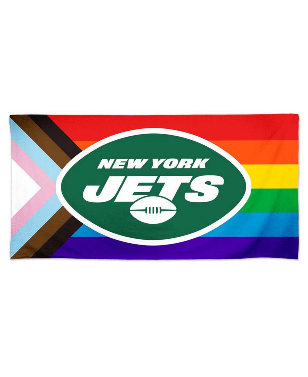 Пляжное полотенце Pride Spectra New York Jets 30 x 60 дюймов Wincraft