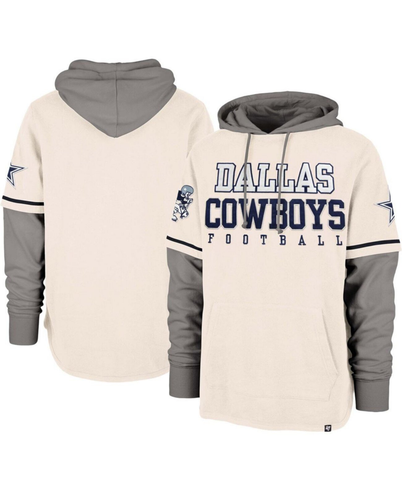 Мужской Пуловер '47 Brand Dallas Cowboys Shortstop '47 Brand