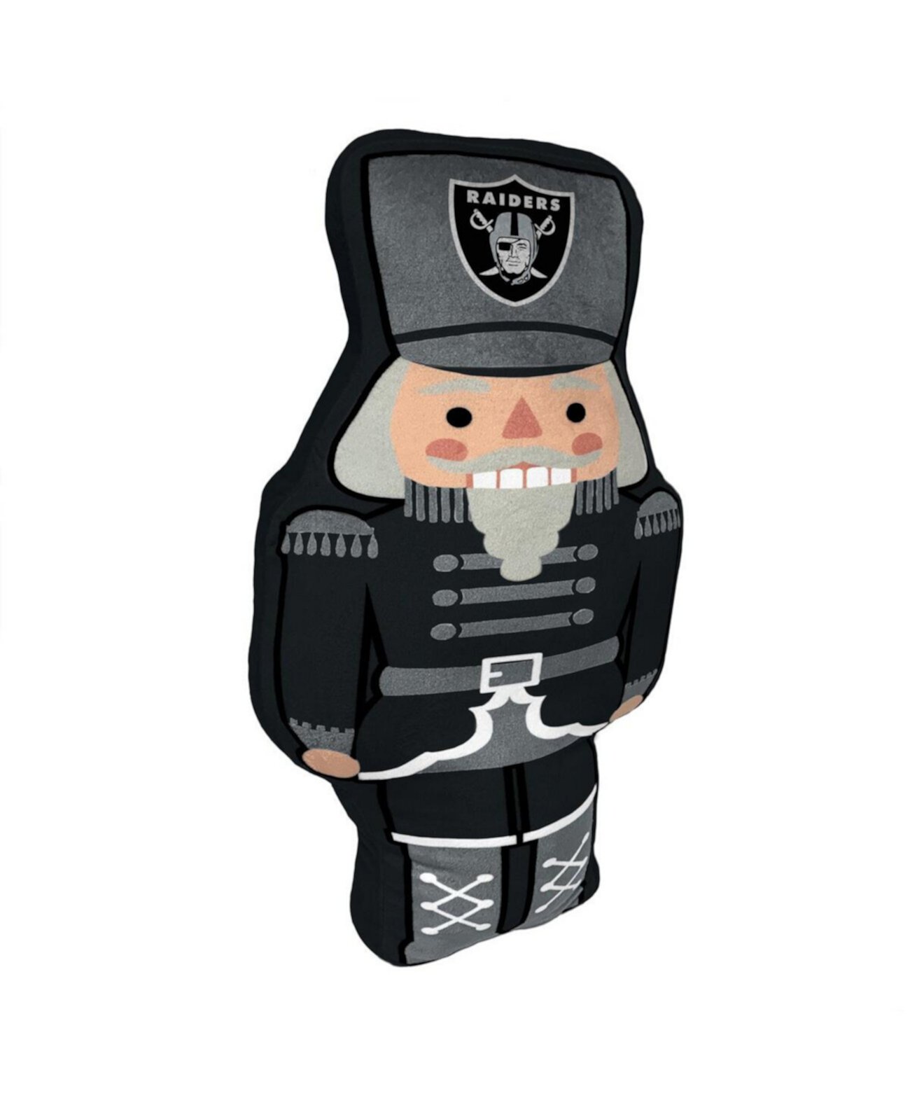 Плюшевая подушка Las Vegas Raiders «Щелкунчик» Pegasus Home Fashions