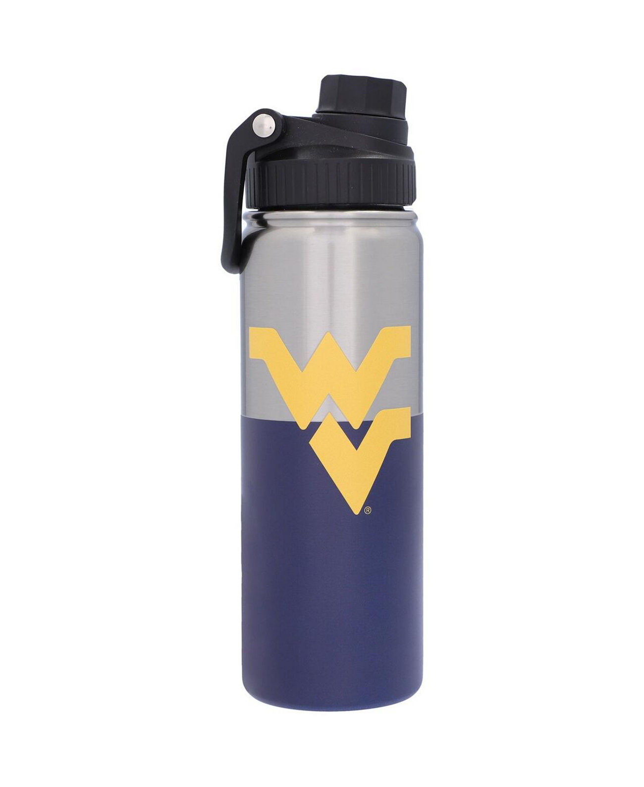Бутылка West Virginia Mountaineers из нержавеющей стали с закручивающейся крышкой на 21 унцию Logo Brand