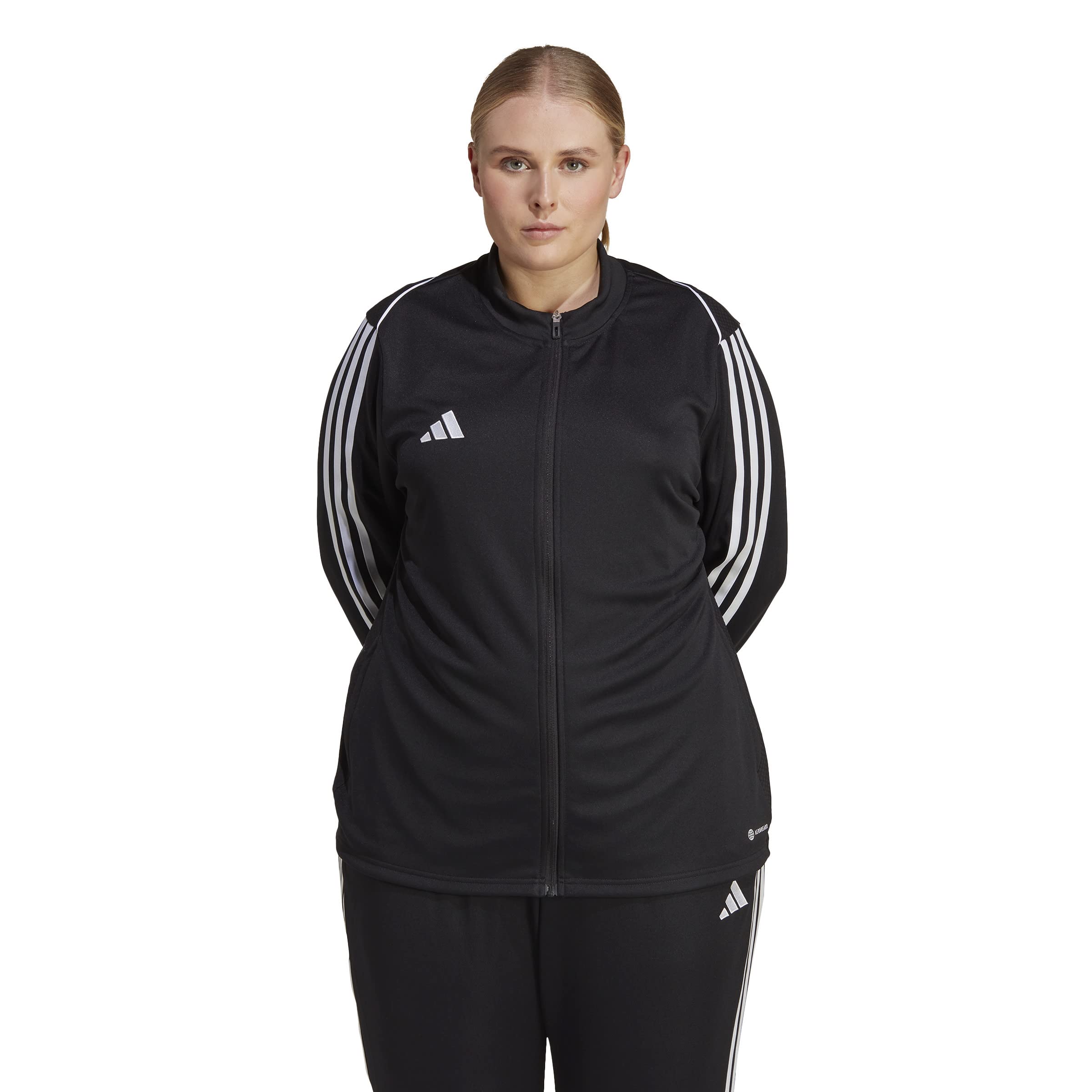 Женская тренировочная куртка Plus Size Tiro 23 League от Adidas из переработанного полиэстера, 20% Adidas