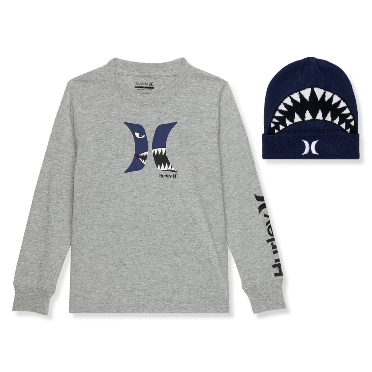 Shark Bait Tee & Hat Set (Toddler) Hurley