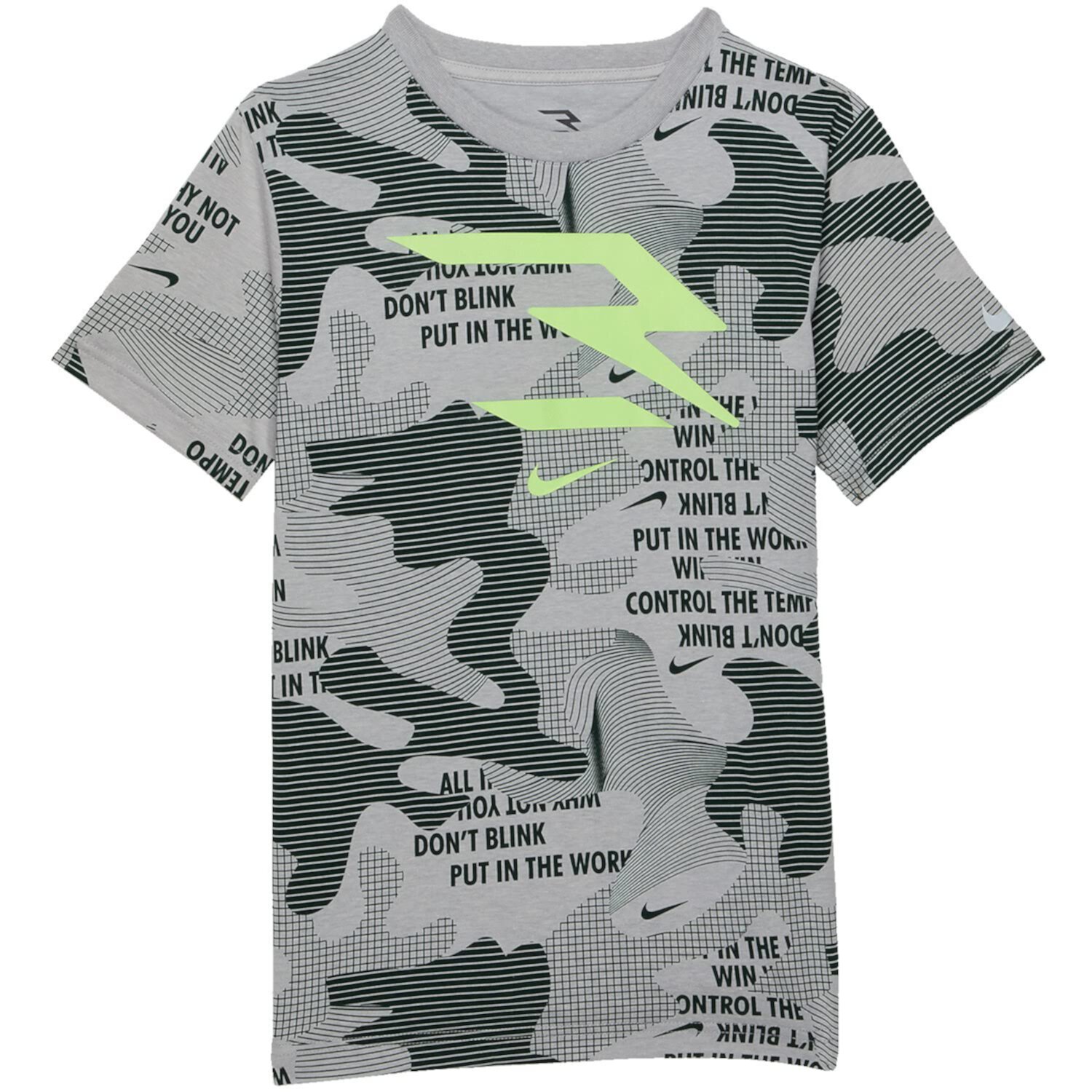 Камуфляжная футболка Training Camp (для больших детей) Nike 3BRAND Kids
