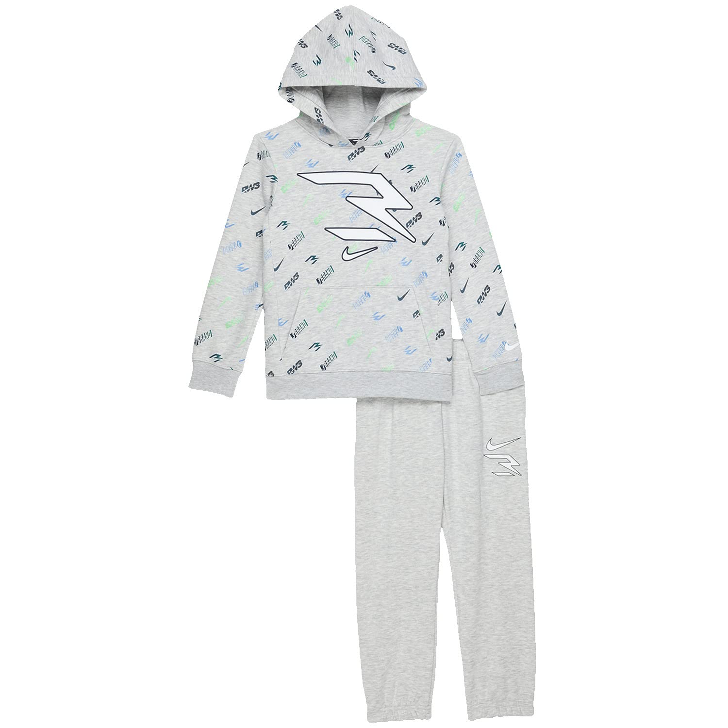 All Over Print Pullover Set (Little Kids/Big Kids) Nike 3BRAND Kids