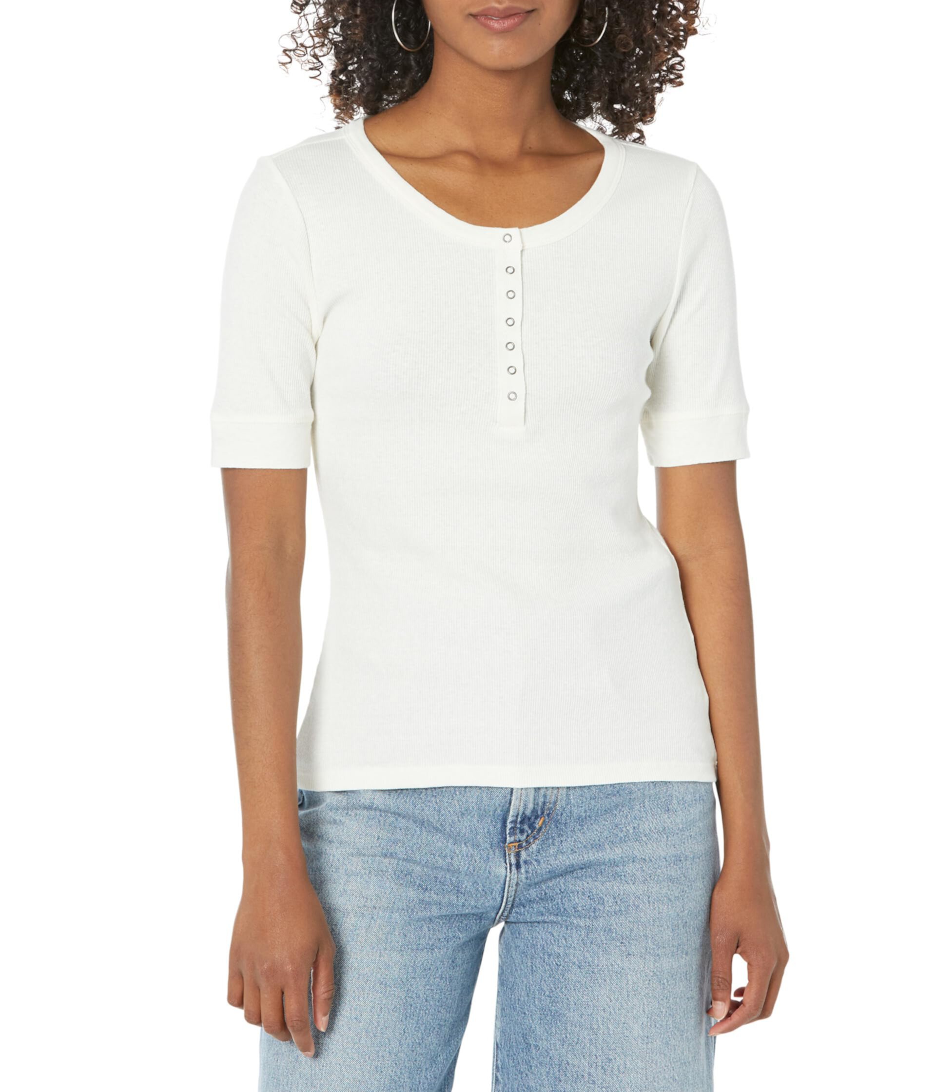 Футболка Henley с короткими рукавами Lucky Brand