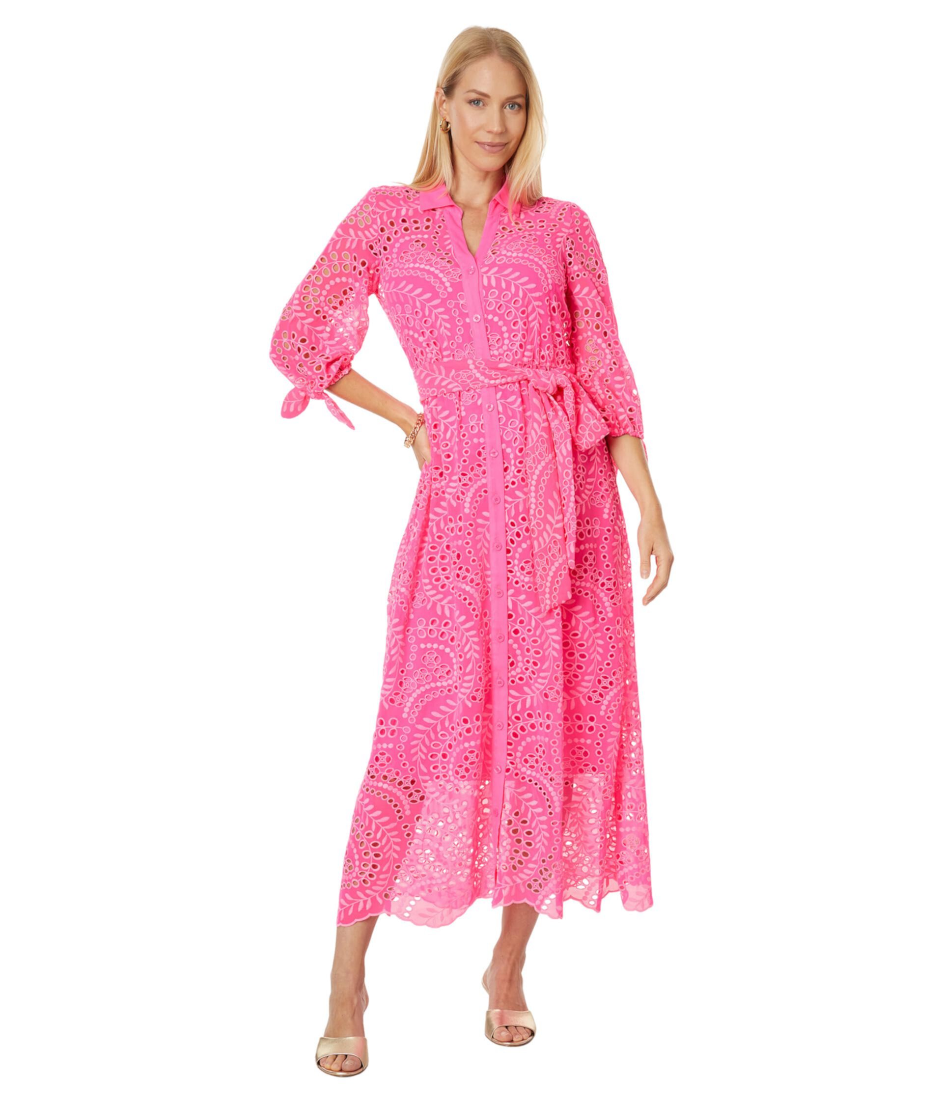 Amrita Midi Shirtdress Lilly Pulitzer