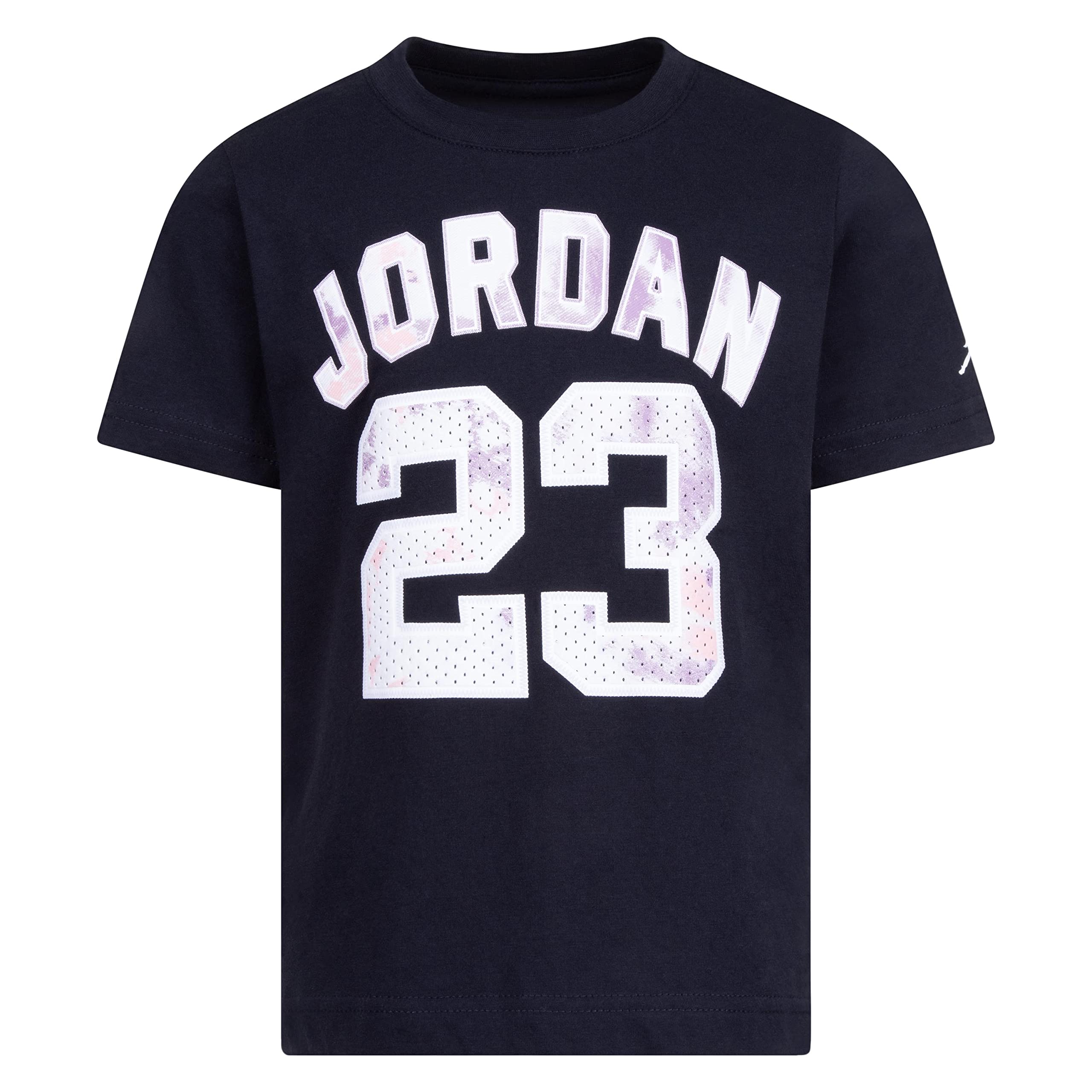 Детская футболка Jordan Kids 23 Ice Dye из 100% хлопка с короткими рукавами и графическим принтом Jordan Kids