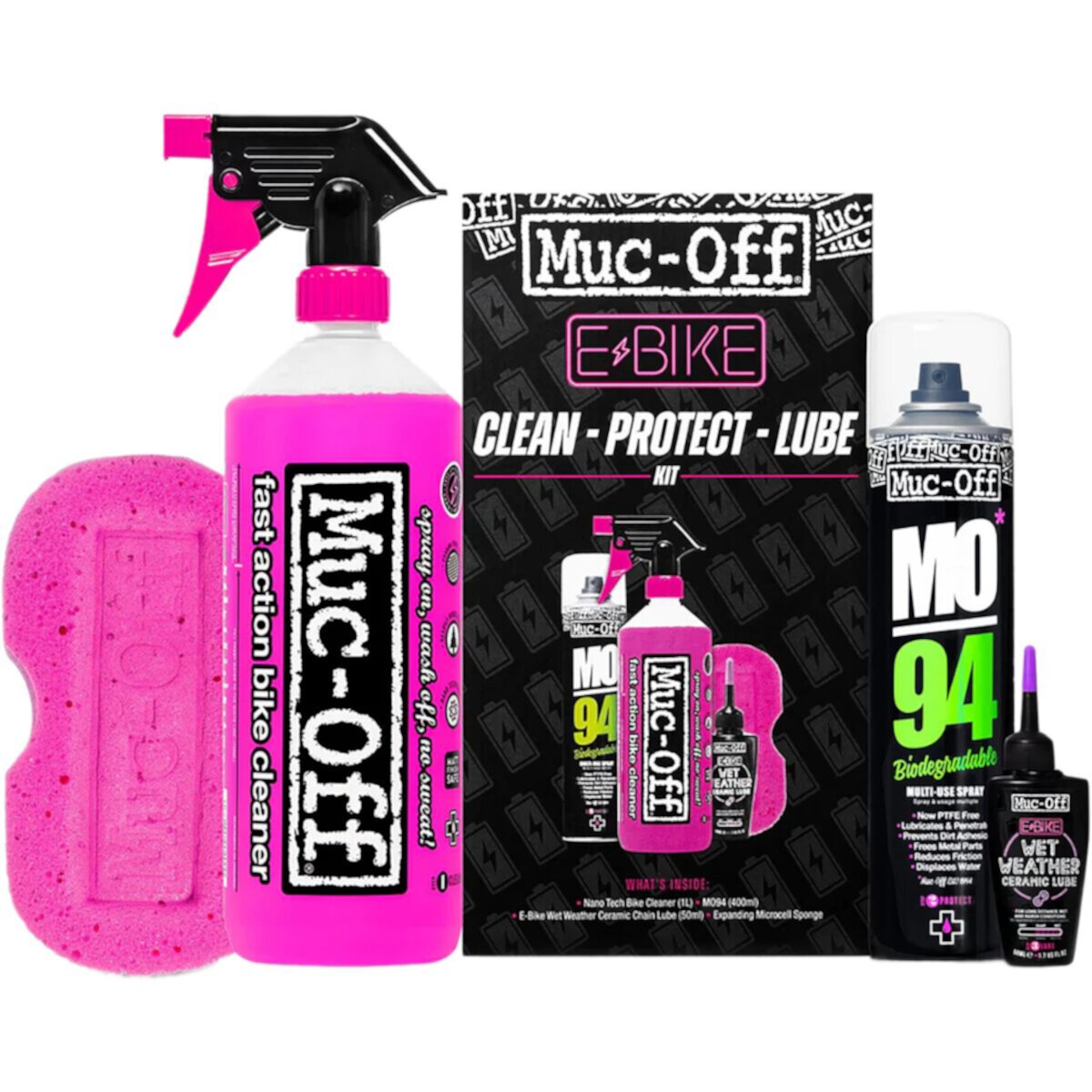 Набор инструментов для велосипеда Muc-Off eBike Clean + Protect + Lube Muc-Off