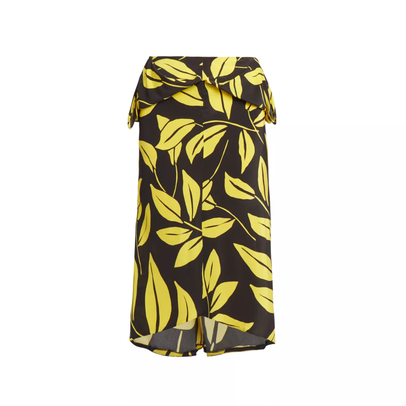 Шелковая юбка-миди с деконструированным узором Palm Meryll Rogge