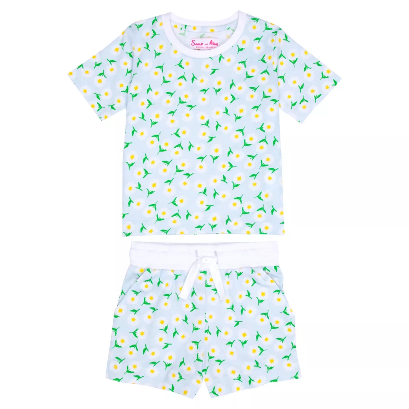 Детский комплект одежды SANT AND ABEL Daisy Jersey Short Set для девочек SANT AND ABEL