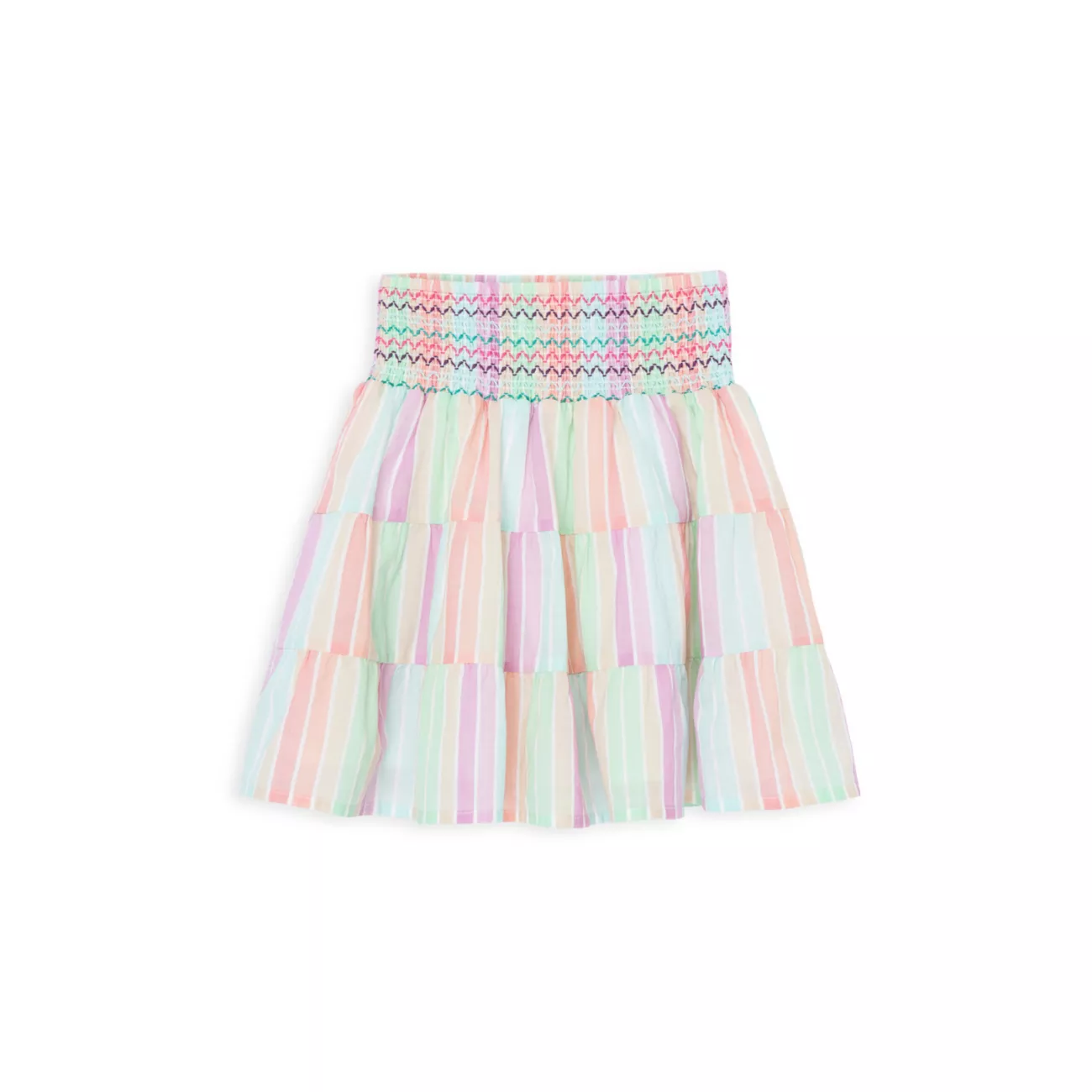 Мини-юбка со сборками для маленьких девочек и девочек PEEK