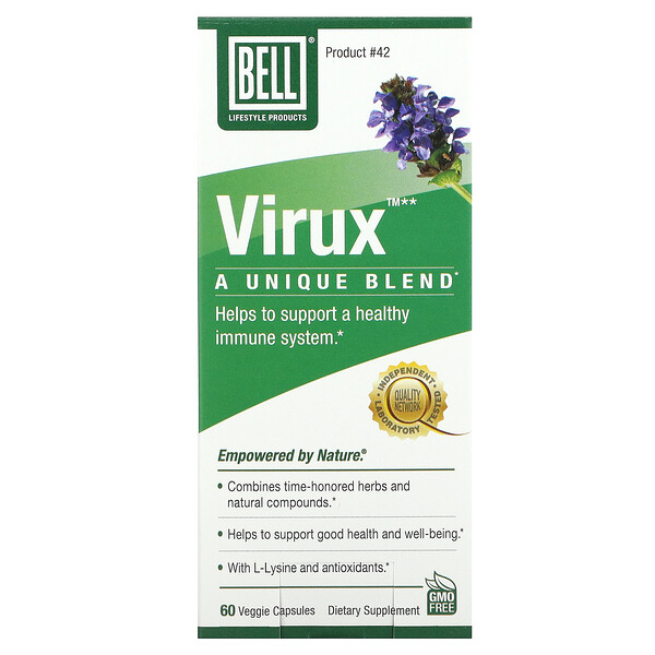 Virux, Уникальная смесь, 60 растительных капсул Bell Lifestyle