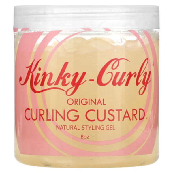 Original Curling Custard, Natural Styling Gel, 8 oz Kinky-Curly