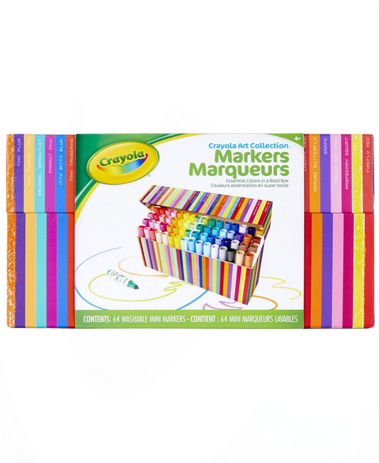 The Coloring Classic 64 Count Pip Squeaks Mini Coloring Markers Set Crayola