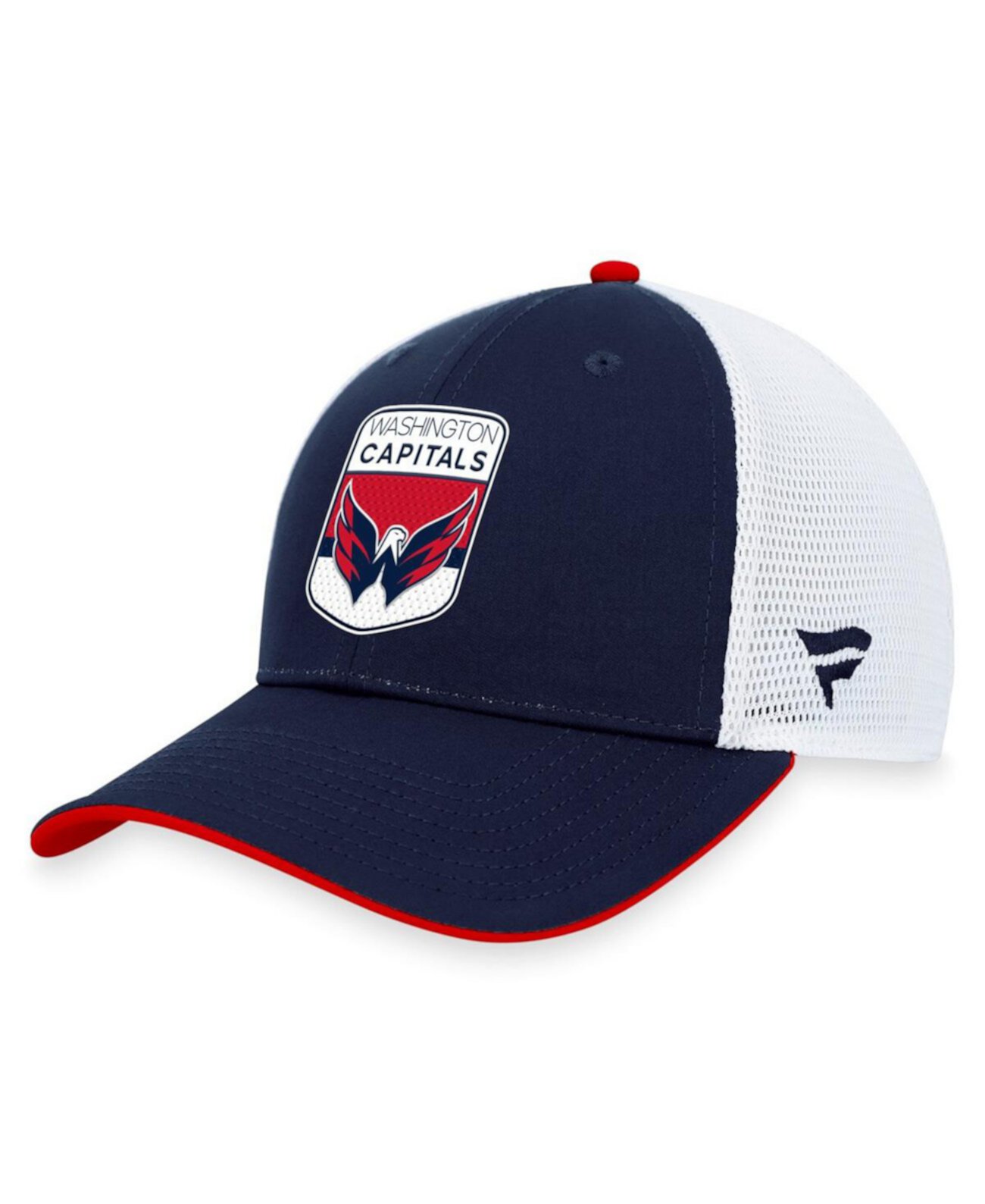 Мужская регулируемая кепка темно-синего цвета «Вашингтон Кэпиталз» для драфта НХЛ 2023 года на сцене Trucker Fanatics