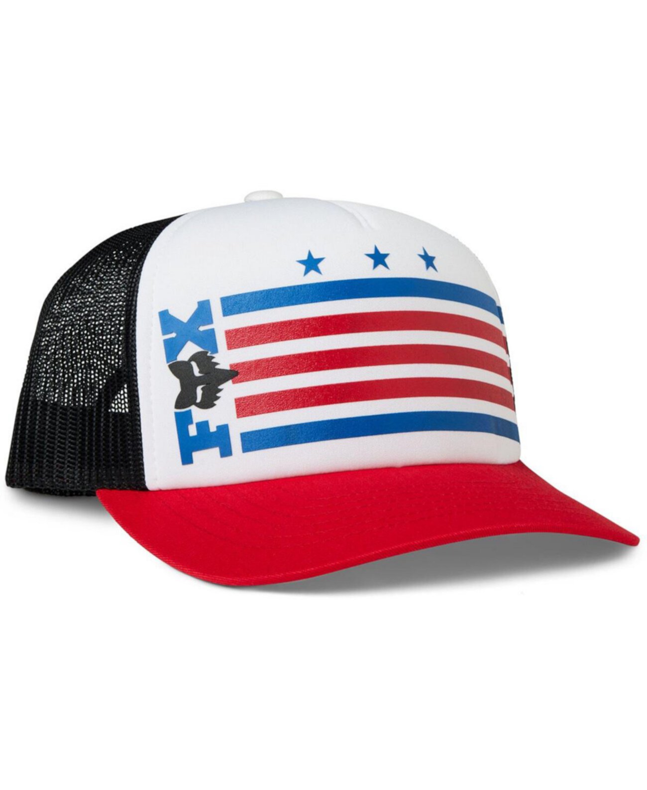 Бейсболка Fox Men's White, Red Unity Snapback Hat Fox