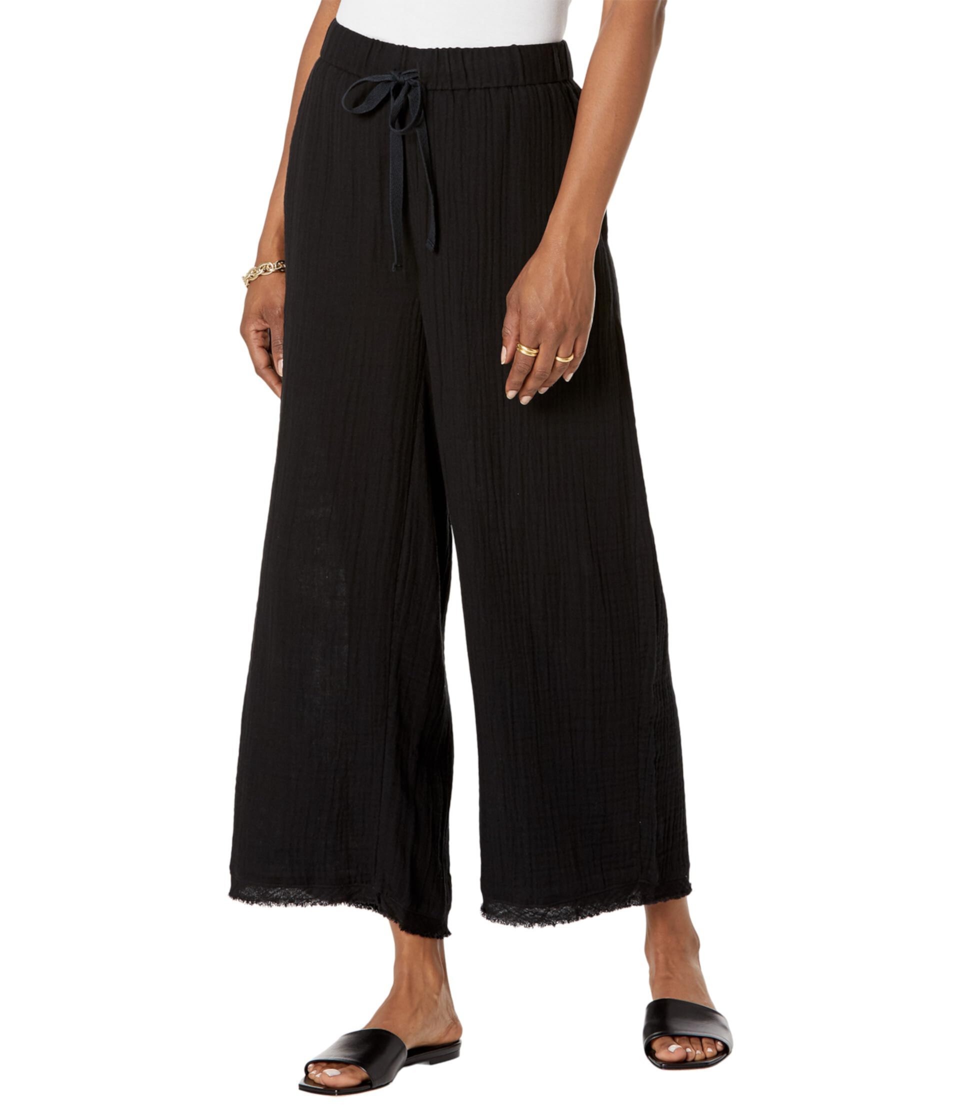 Широкие укороченные брюки Eileen Fisher